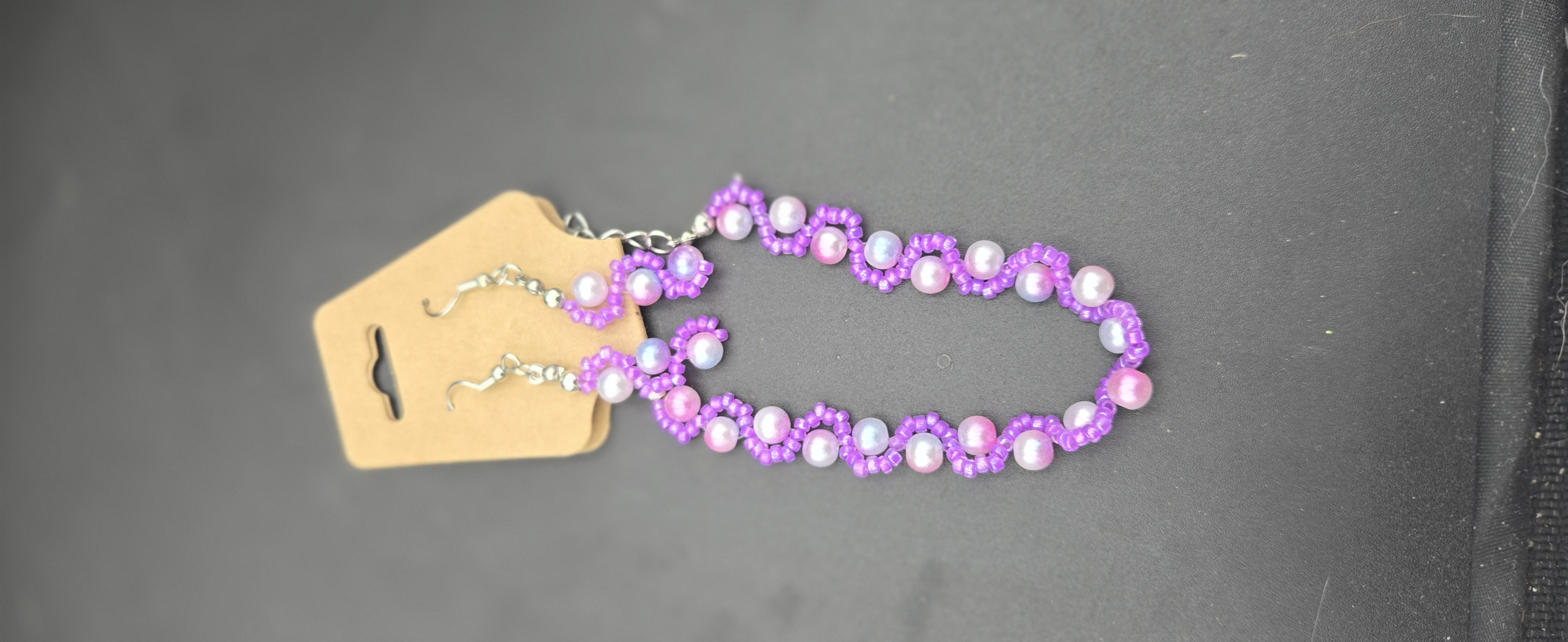 Boucle d'oreille et bracelet