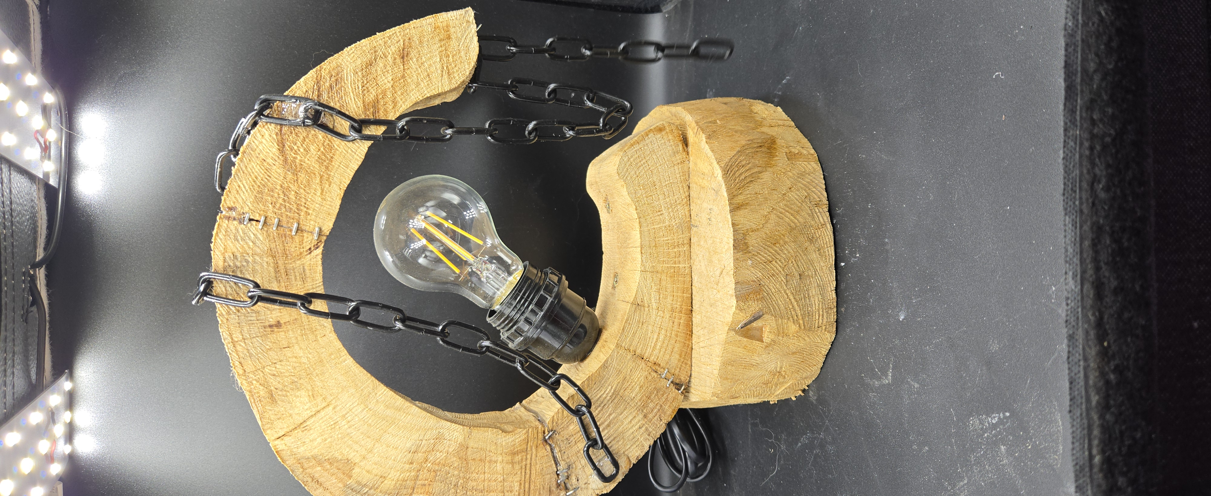 Lampe en chaine 