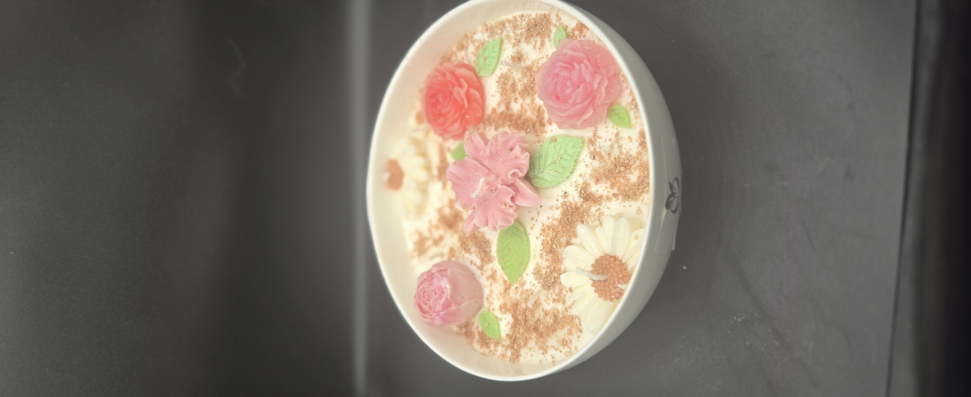 Bougie fleur 