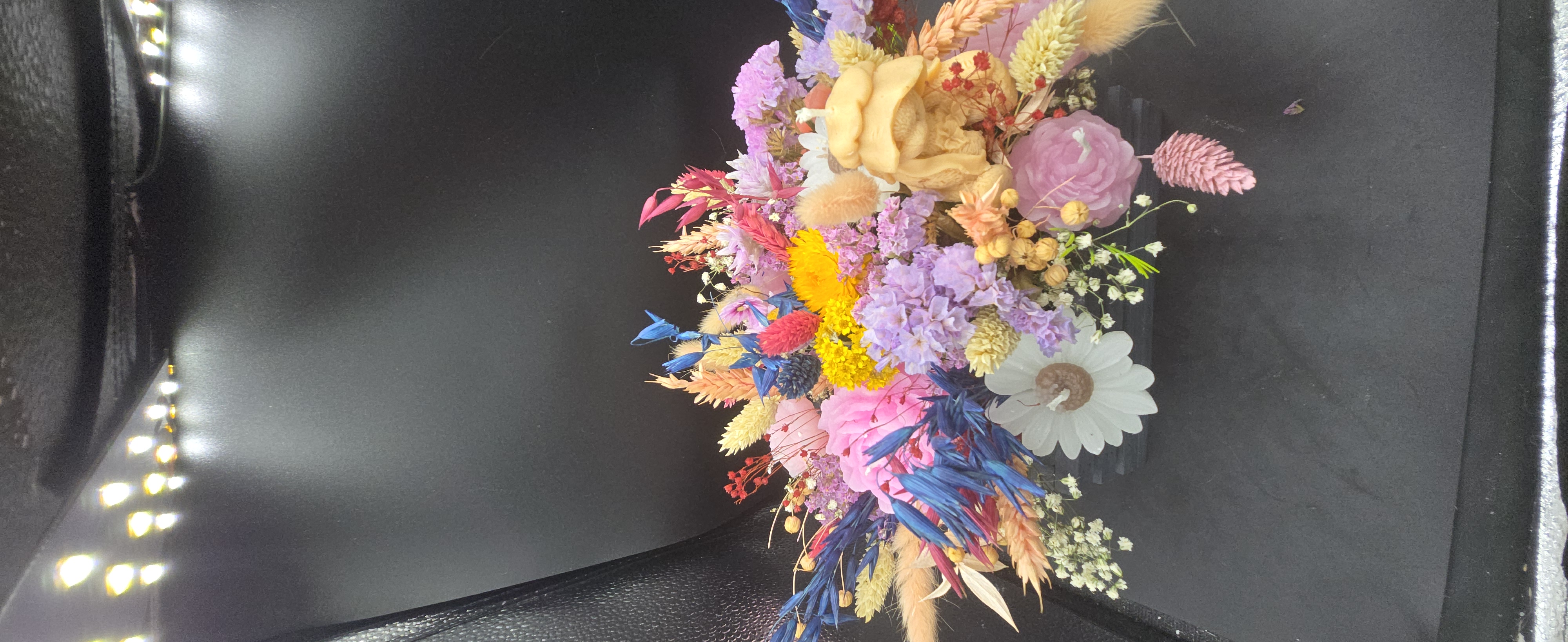 Bougie bouquet 