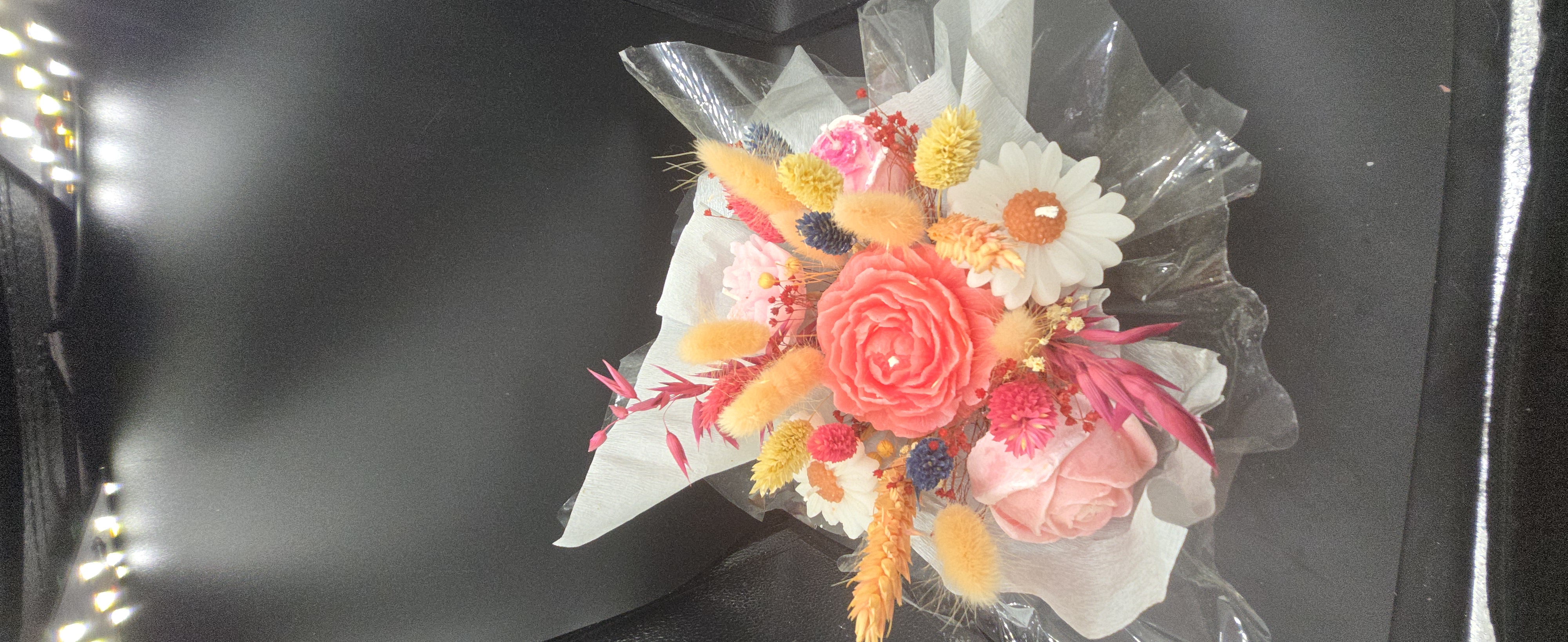 Bougie bouquet 